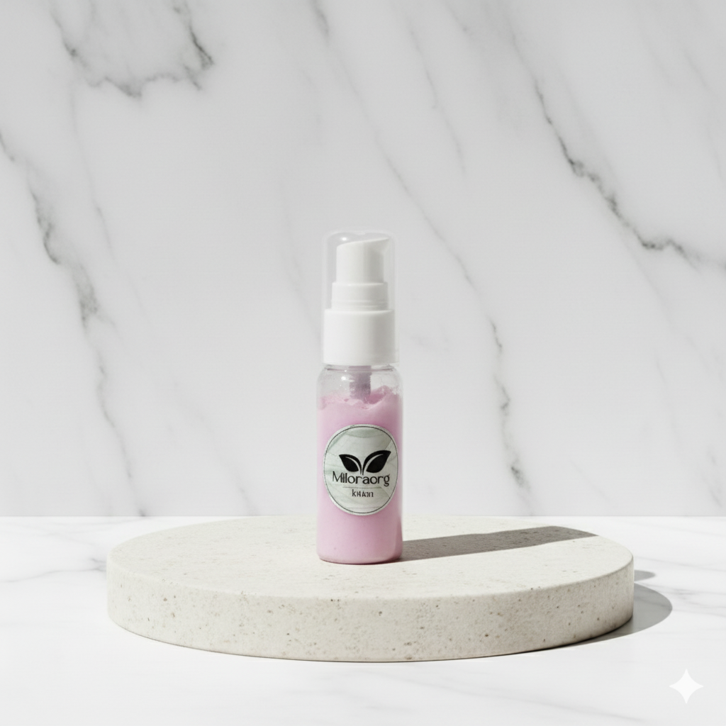 تستر مینی لوسیون بدن سفارشی با رایحه ی توت فرنگی